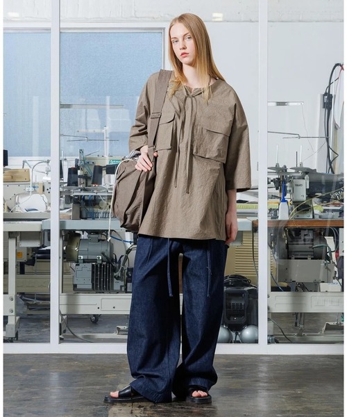 VOAAOV（ヴォアーブ）の「【VOAAOV】 ENSHU-SUN DRYING TYPEWRITER BIG POCKET T-Shirt（シャツ/ブラウス・メンズ・グレー/ライトブラウン/ブラック/オフホワイト・2/1）」の10枚目の写真