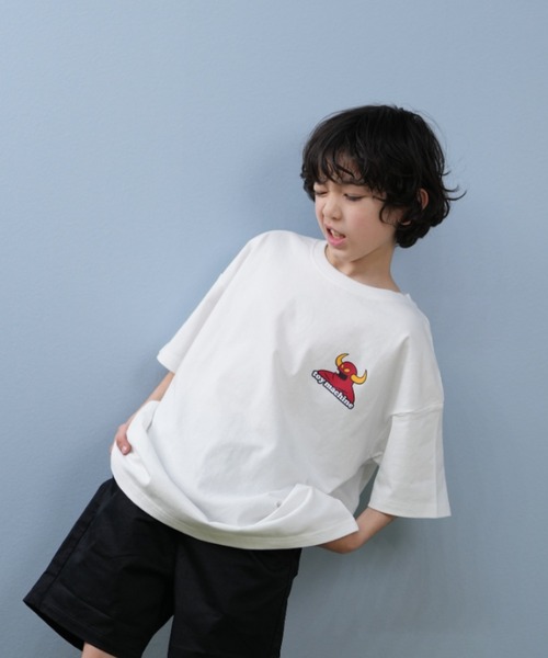 TOY　MACHINE（トイ　マシーン）の「TOY MACHINE/トイマシーン BRAIN WASH S/S T キッズ Tシャツ 25S902-42（Tシャツ/カットソー・キッズ・ブラック/ホワイト/オレンジ・130cm/140cm/150cm/160cm）」の17枚目の写真