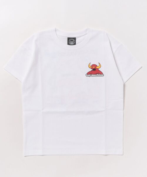 TOY　MACHINE（トイ　マシーン）の「TOY MACHINE/トイマシーン BRAIN WASH S/S T キッズ Tシャツ 25S902-42（Tシャツ/カットソー・キッズ・ブラック/ホワイト/オレンジ・130cm/140cm/150cm/160cm）」の11枚目の写真