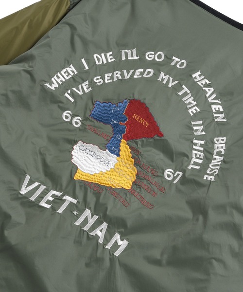 TAION(タイオン)の「【TAION(タイオン)】〈ユニセックス〉ノンダウン ジャパンスペシャル リバーシブル ベトジャン ジャケット(その他アウター・メンズ・ブラック系その他3/グリーン系その他6/オリーブ×ブラック・M/L/S/XL)」の22枚目の写真