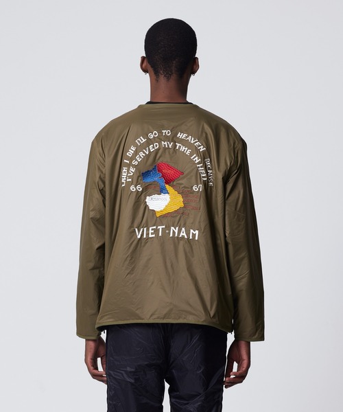 TAION(タイオン)の「【TAION(タイオン)】〈ユニセックス〉ノンダウン ジャパンスペシャル リバーシブル ベトジャン ジャケット(その他アウター・メンズ・ブラック系その他3/グリーン系その他6/オリーブ×ブラック・M/L/S/XL)」の8枚目の写真