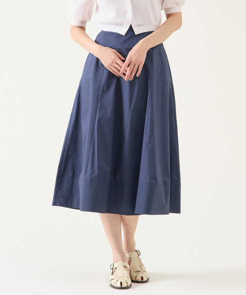 martinique(マルティニーク)の「パネルフレアスカート(セットアップ可)(スカート・レディース・オフホワイト/ブルー/グリーン・FREE)」の2枚目の写真