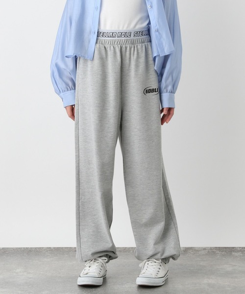 GLOBAL WORK（グローバルワーク）の「ダブルウエストカットパンツ/323380（スウェットパンツ・キッズ・ブラック/ホワイト系その他/杢グレー・130cm/140cm/150cm/160cm）」の3枚目の写真