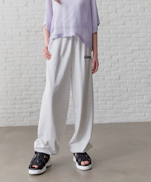 GLOBAL WORK（グローバルワーク）の「ダブルウエストカットパンツ/323380（スウェットパンツ・キッズ・ブラック/ホワイト系その他/杢グレー・130cm/140cm/150cm/160cm）」の7枚目の写真