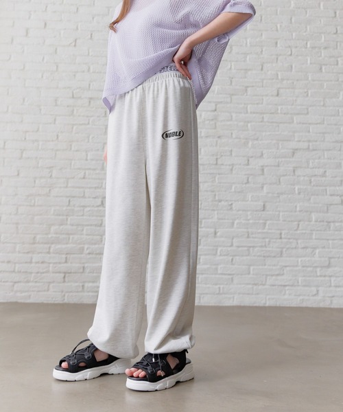 GLOBAL WORK（グローバルワーク）の「ダブルウエストカットパンツ/323380（スウェットパンツ・キッズ・ブラック/ホワイト系その他/杢グレー・130cm/140cm/150cm/160cm）」の9枚目の写真