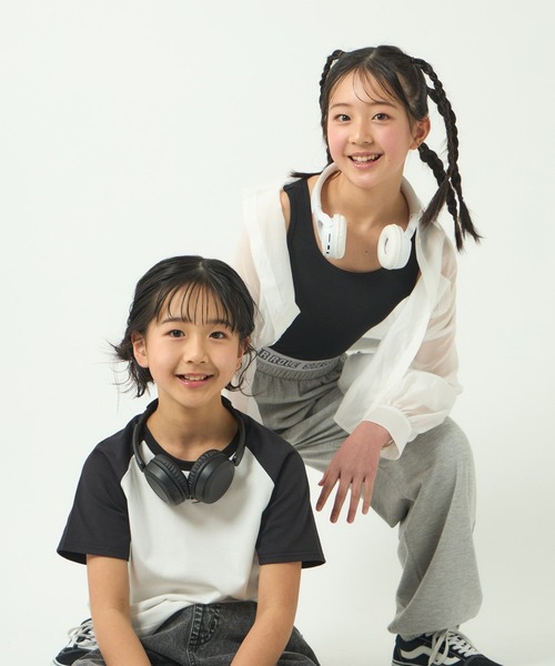 GLOBAL WORK（グローバルワーク）の「ダブルウエストカットパンツ/323380（スウェットパンツ・キッズ・ブラック/ホワイト系その他/杢グレー・130cm/140cm/150cm/160cm）」の11枚目の写真