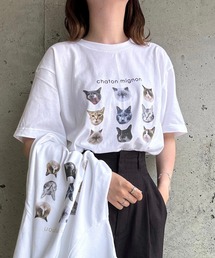 merrylatte（メリーラテ）の「『低身長用サイズあり』アニマル×英字デザイン半袖Tシャツ（Tシャツ/カットソー）」