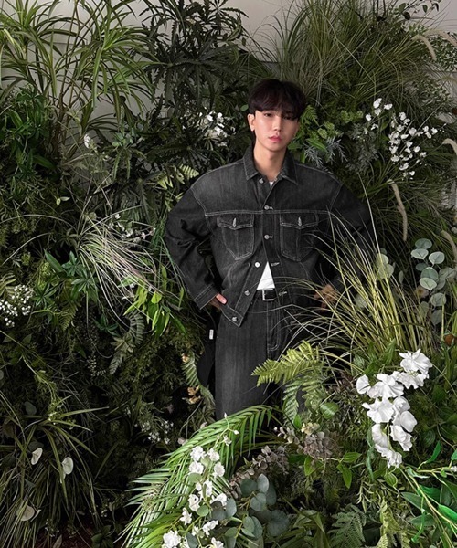 NOWLE（ノウル）の「【NOWLE】ヴィンテージ ウォッシュ デニム ショート ジャケット（デニムジャケット・メンズ・ブラック・MEDIUM/LARGE/X-LARGE）」の22枚目の写真