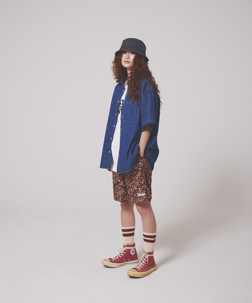 FIRST DOWN（ファーストダウン）の「デニム ショートスリーブ シャツ（シャツ/ブラウス・メンズ・ライトブルー/ブラック/インディゴブルー・XL/L/M）」の13枚目の写真