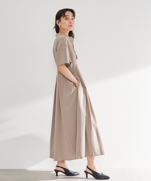 RONEL(ロネル)の「【追加2】タックフレアワンピース(ワンピース・レディース・ブラック/ベージュ/ネイビー・S/M/L)」の20枚目の写真