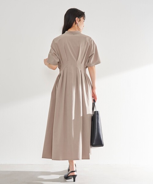 RONEL(ロネル)の「【追加2】タックフレアワンピース(ワンピース・レディース・ブラック/ベージュ/ネイビー・S/M/L)」の19枚目の写真