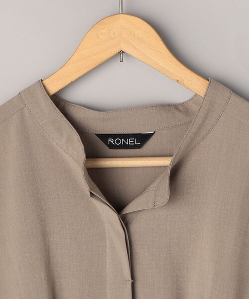 RONEL(ロネル)の「【追加2】タックフレアワンピース(ワンピース・レディース・ブラック/ベージュ/ネイビー・S/M/L)」の14枚目の写真