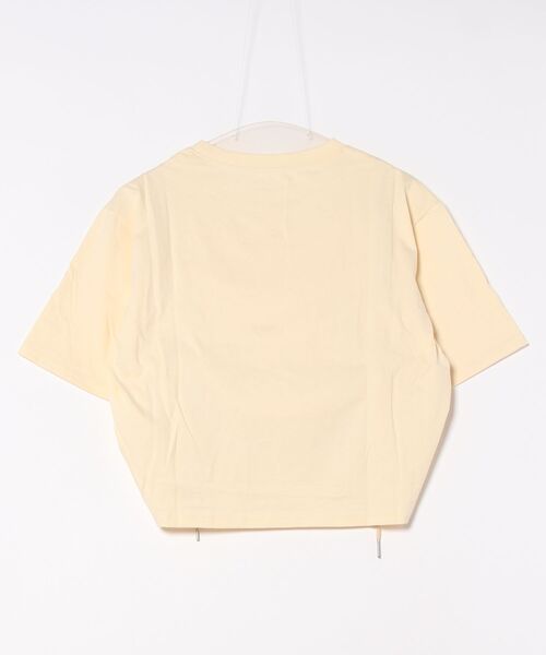 STYLEBLOCK（スタイルブロック）の「天竺ドロストTシャツ（Tシャツ/カットソー・レディース・ライトブルー/ホワイト系その他/ブラック/ホワイト・M）」の5枚目の写真