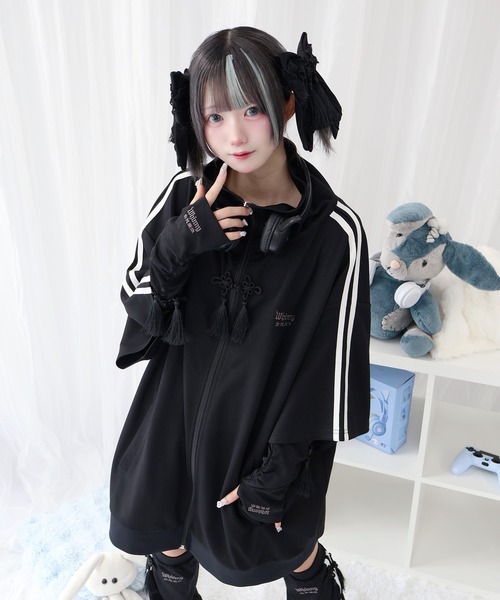 Whinny(ホワイニー)の「Whinny/スーパーパンダパンダリボン(その他ヘアアクセサリー・レディース・ホワイト/サックスブルー/ブラック・FREE)」の16枚目の写真