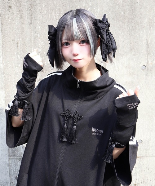 Whinny(ホワイニー)の「Whinny/スーパーパンダパンダリボン(その他ヘアアクセサリー・レディース・ホワイト/サックスブルー/ブラック・FREE)」の13枚目の写真