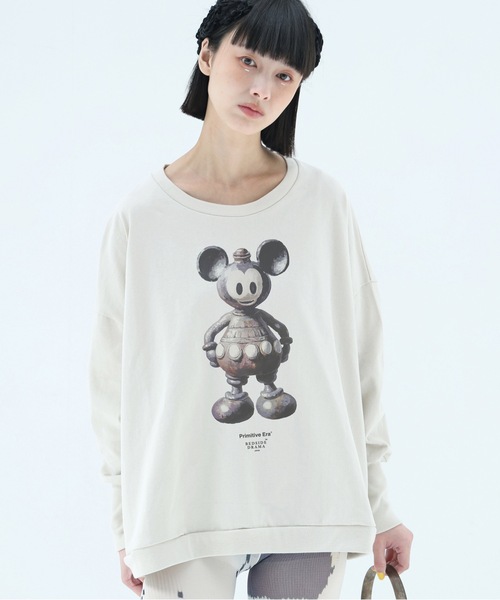 BEDSIDEDRAMA(ベットサイドドラマ)の「DIGNEY DOLL Wide Pullover(その他トップス・レディース・ナチュラル/ブラック/ホワイト・1/2)」の3枚目の写真