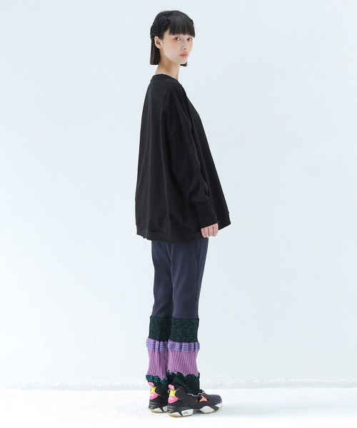 BEDSIDEDRAMA(ベットサイドドラマ)の「DIGNEY DOLL Wide Pullover(その他トップス・レディース・ナチュラル/ブラック/ホワイト・1/2)」の5枚目の写真