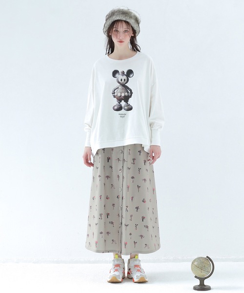 BEDSIDEDRAMA(ベットサイドドラマ)の「DIGNEY DOLL Wide Pullover(その他トップス・レディース・ナチュラル/ブラック/ホワイト・1/2)」の6枚目の写真
