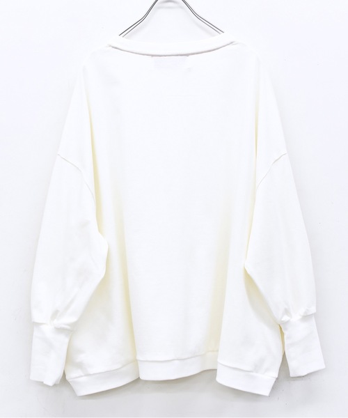 BEDSIDEDRAMA(ベットサイドドラマ)の「DIGNEY DOLL Wide Pullover(その他トップス・レディース・ナチュラル/ブラック/ホワイト・1/2)」の14枚目の写真