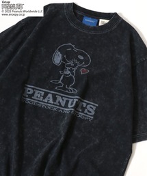 PEANUTS SNOOPY(ピーナッツ スヌーピー)ヴィンテージライク キャラクターハートプリント メンズ レディース ユニセックス