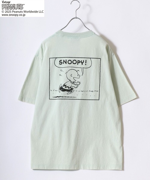 PEANUTS（ピーナッツ）の「PEANUTS SNOOPY（ピーナッツ スヌーピー）ヴィンテージライク キャラクターハートプリント メンズ ...