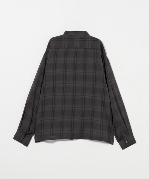 UNITED ARROWS & SONS（ユナイテッドアローズアンドサンズ）の「＜UNITED ARROWS & SONS＞ CHECK G/D BOXY SHIRT/シャツ（シャツ/ブラウス・メンズ・グレー系/ブラック・XL/L/M）」の7枚目の写真