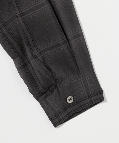 UNITED ARROWS & SONS（ユナイテッドアローズアンドサンズ）の「＜UNITED ARROWS & SONS＞ CHECK G/D BOXY SHIRT/シャツ（シャツ/ブラウス・メンズ・グレー系/ブラック・XL/L/M）」の20枚目の写真