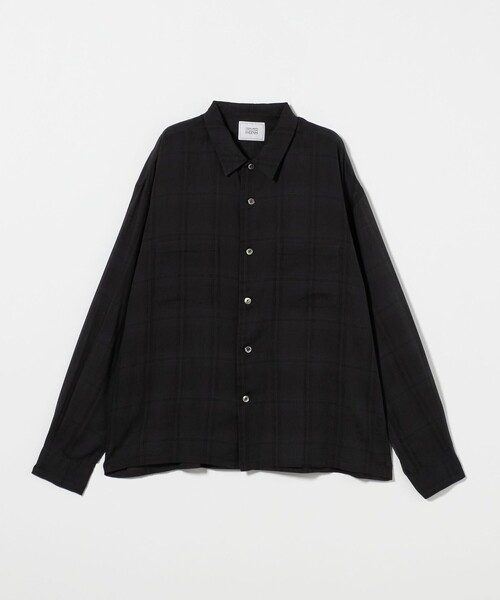 UNITED ARROWS & SONS（ユナイテッドアローズアンドサンズ）の「＜UNITED ARROWS & SONS＞ CHECK G/D BOXY SHIRT/シャツ（シャツ/ブラウス・メンズ・グレー系/ブラック・XL/L/M）」の15枚目の写真