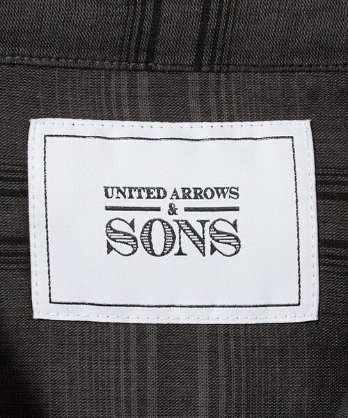 UNITED ARROWS & SONS（ユナイテッドアローズアンドサンズ）の「＜UNITED ARROWS & SONS＞ CHECK G/D BOXY SHIRT/シャツ（シャツ/ブラウス・メンズ・グレー系/ブラック・XL/L/M）」の12枚目の写真