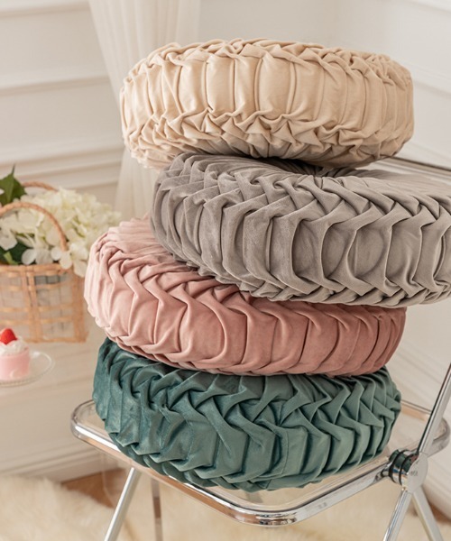 REBALANCE（リバランス）の「無地円形クッション（クッション/クッションカバー・レディース・F/E/D/C/B/A/L/K/J/I/H/G・ONE SIZE）」の14枚目の写真