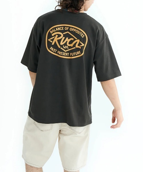 RVCA（ルーカ）の「RVCA メンズ RANCH SEA SS Tシャツ 【2025年夏モデル】/ルーカロゴバックプリント半袖Tシャツ（Tシャツ/カットソー・メンズ・ホワイト/ブラック/ライトブルー/オリーブ/スミクロ・MEDIUM/LARGE/X-LARGE/SMALL）」の17枚目の写真