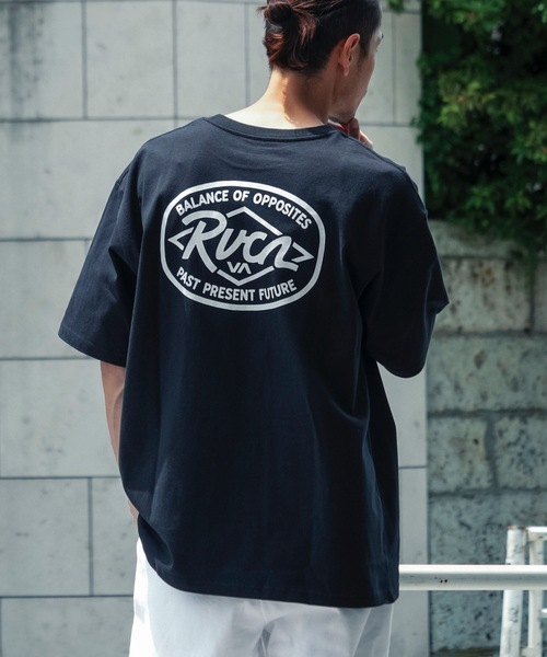 完売確実 大人気 RVCA BILL BOARD SS Ｔシャツ バックプリント◎ セール】【オンライン限定】RVCA メンズ SUPER RAD SS Tシャツ