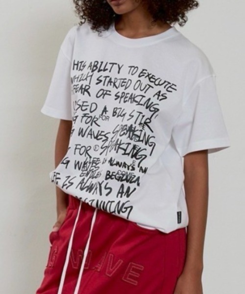 ESC STUDIO（イーエスシースタジオ）の「【ESC STUDIO】graffiti t-shirt（Tシャツ/カットソー・メンズ・ブラック/ホワイト/ブラウン・ONE SIZE）」の18枚目の写真