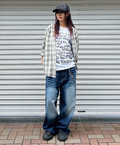 ESC STUDIO（イーエスシースタジオ）の「【ESC STUDIO】graffiti t-shirt（Tシャツ/カットソー・メンズ・ブラック/ホワイト/ブラウン・ONE SIZE）」の5枚目の写真