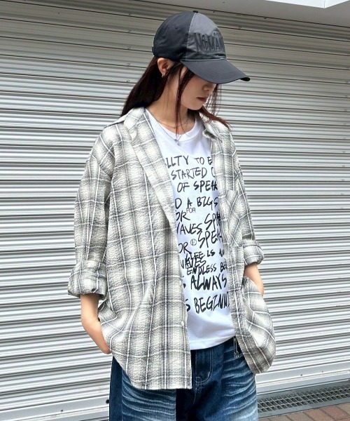 ESC STUDIO（イーエスシースタジオ）の「【ESC STUDIO】graffiti t-shirt（Tシャツ/カットソー・メンズ・ブラック/ホワイト/ブラウン・ONE SIZE）」の6枚目の写真