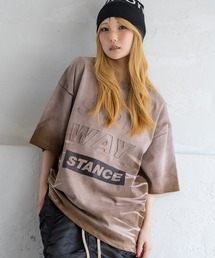 SIDEWAY STANCE（サイドウェイスタンス）の「【SIDEWAY STANCE】特殊加工 半袖Tシャツ（Tシャツ/カットソー）」