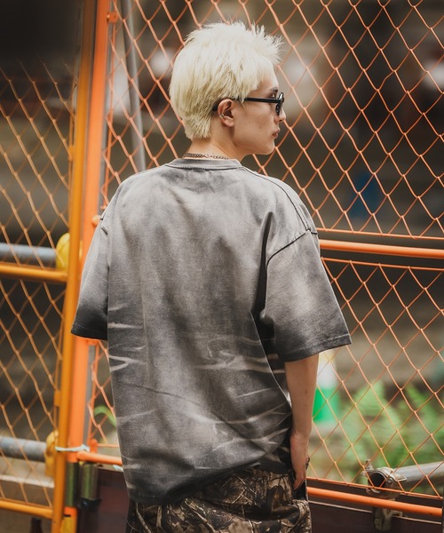 SIDEWAY STANCE(サイドウェイスタンス)の「【SIDEWAY STANCE】特殊加工 半袖Tシャツ(Tシャツ/カットソー・メンズ・ブラック系1/ブラック/ブラック系/ブラウン/ブラウン系1/ブラウン系・X-LARGE/LARGE/MEDIUM/SMALL)」の20枚目の写真