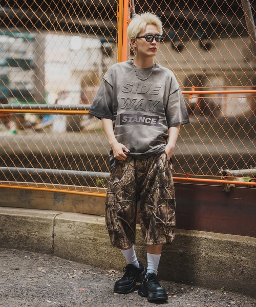 SIDEWAY STANCE(サイドウェイスタンス)の「【SIDEWAY STANCE】特殊加工 半袖Tシャツ(Tシャツ/カットソー・メンズ・ブラック系1/ブラック/ブラック系/ブラウン/ブラウン系1/ブラウン系・X-LARGE/LARGE/MEDIUM/SMALL)」の21枚目の写真