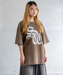 SIDEWAY STANCE（サイドウェイスタンス）の「【SIDEWAY STANCE】特殊加工 半袖Tシャツ（Tシャツ/カットソー）」