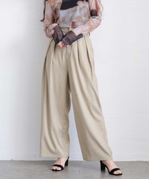 Sawa a la mode（サワアラモード）の「ツータックスラックスハイウエストパンツ（スラックス）」