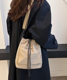 ナイロン巾着ショルダー