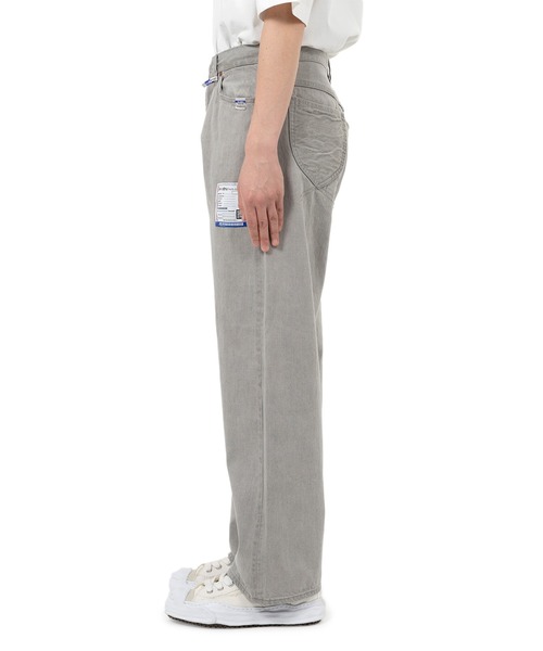 In・stru(men-tal).(インストルメンタル)の「Bleached Denim Baggy Pants(デニムパンツ・メンズ・インディゴブルー/ブラック・48/44/46)」の15枚目の写真