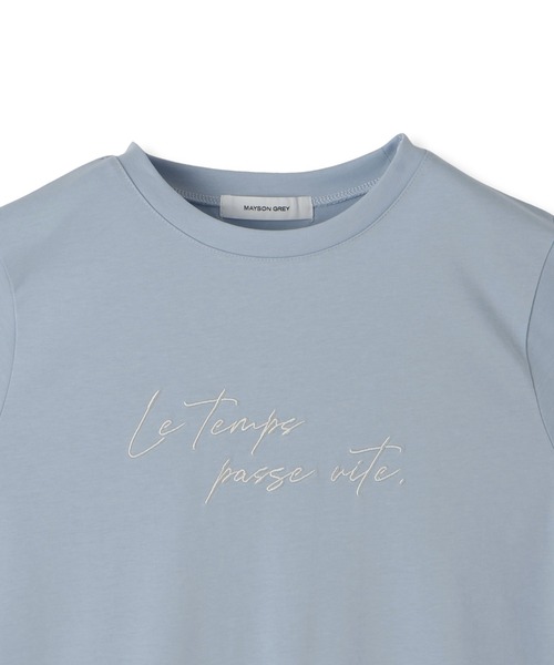 tシャツ ハンドメッセージ刺繍ロゴTシャツ「洗濯機で洗える」 レディース セール】 ハンドメッセージ刺繍ロゴTシャツ≪洗濯機で洗える