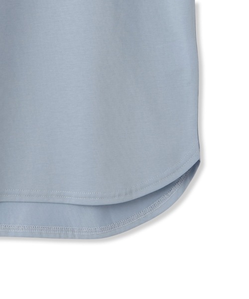 MAYSON GREY（メイソングレイ）の「ハンドメッセージ刺繍ロゴTシャツ≪洗濯機で洗える≫（Tシャツ/カットソー・レディース・ブルー/チャコールグレー/ホワイト・M）」の9枚目の写真