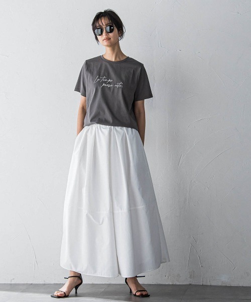 セール】ハンドメッセージ刺繍ロゴTシャツ≪洗濯機で洗える≫（T