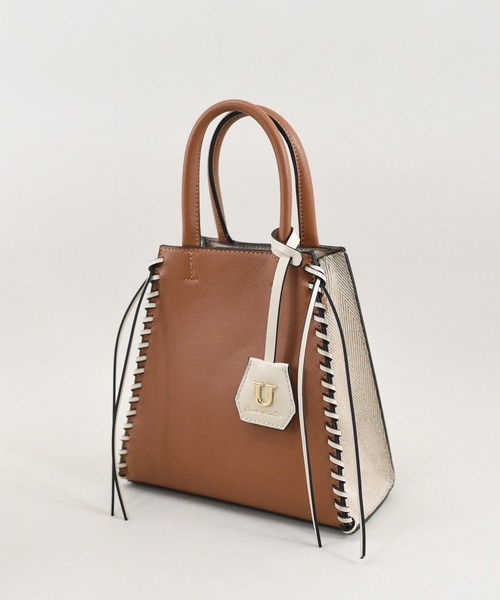 U（ユー）の「Point sac【ポワン サック】キャンバスコンビジッパートートバッグ/Sサイズ（ビジネスバッグ・レディース・ベージュ系その他/シルバー系その他/ブラウン系その他・FREE）」の22枚目の写真