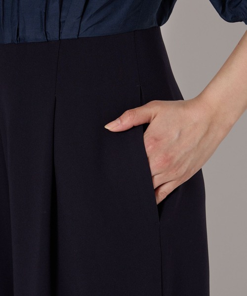 BABYLONE（バビロン）の「シルクコットンオールインワン（つなぎ/オールインワン・レディース・ネイビー/ブラック・38inch/36inch）」の13枚目の写真