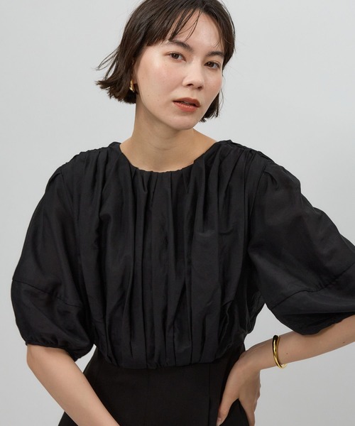 BABYLONE（バビロン）の「シルクコットンオールインワン（つなぎ/オールインワン・レディース・ネイビー/ブラック・38inch/36inch）」の16枚目の写真