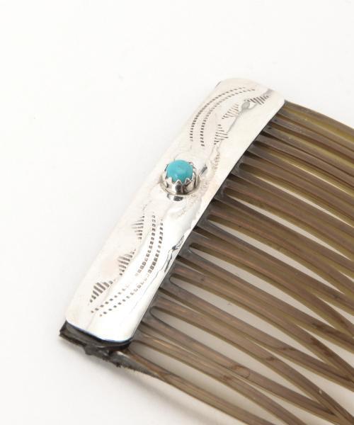 BEAMS BOY（ビームスボーイ）の「Navajo Design / ターコイズ ヘアコームS（その他ヘアアクセサリー・レディース・その他1・ONE SIZE）」の5枚目の写真
