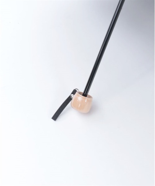 axes femme（アクシーズファム）の「スズラン刺繍晴雨兼用折傘（折りたたみ傘・レディース・ブラック・FREE）」の10枚目の写真